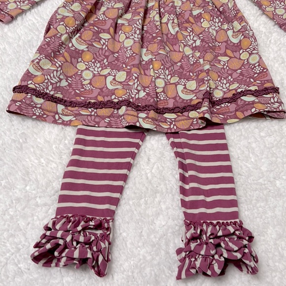 “Birdsong at Dawn” Matilda Jane dress with MJ ruffle leggings | 2 - Picture 4 of 10